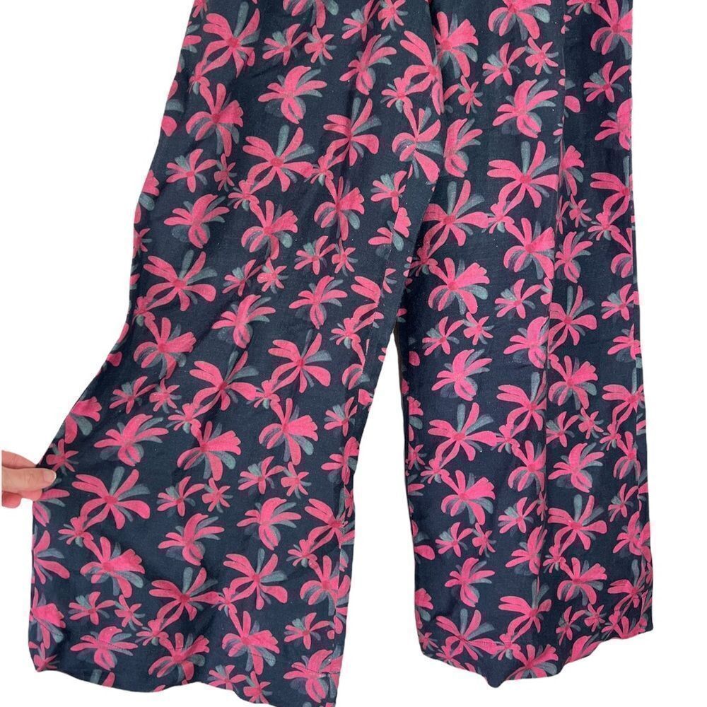 Moussy High Waist Floral Wide Leg Pants Size 2 - Picture 10 of 10